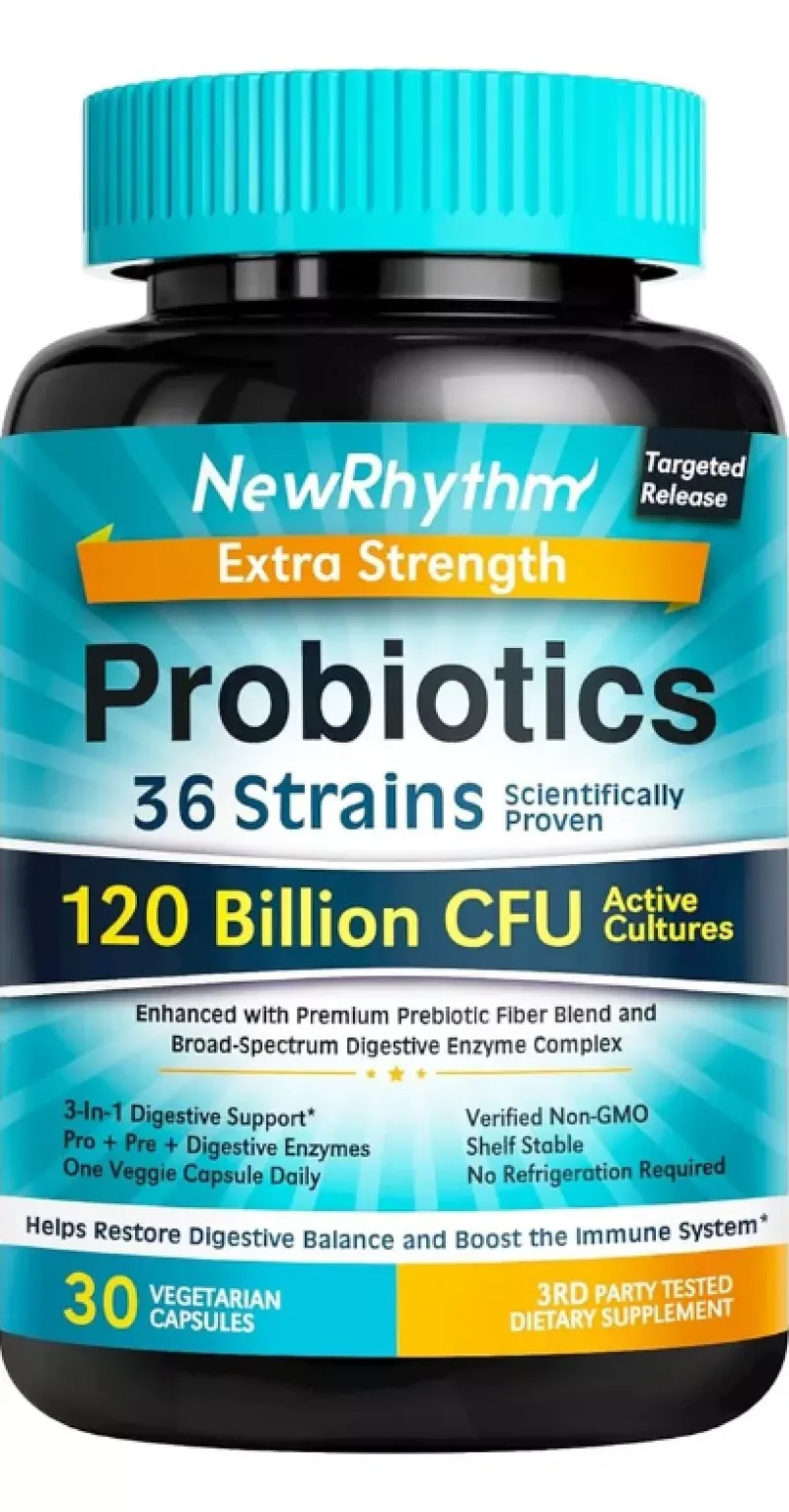 Probioticos Newrhythm 120 Billion - Electroshopy