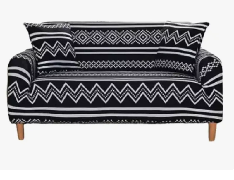 Protector De Sofa Mueble Sala 3 Puestos Negro - Electroshopy