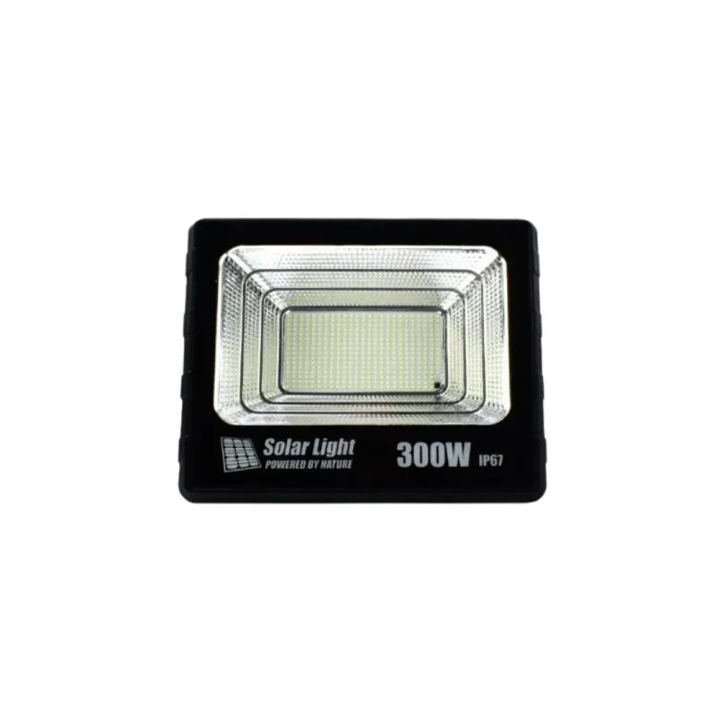Reflector Led Con Panel Solar 300w - Electroshopy