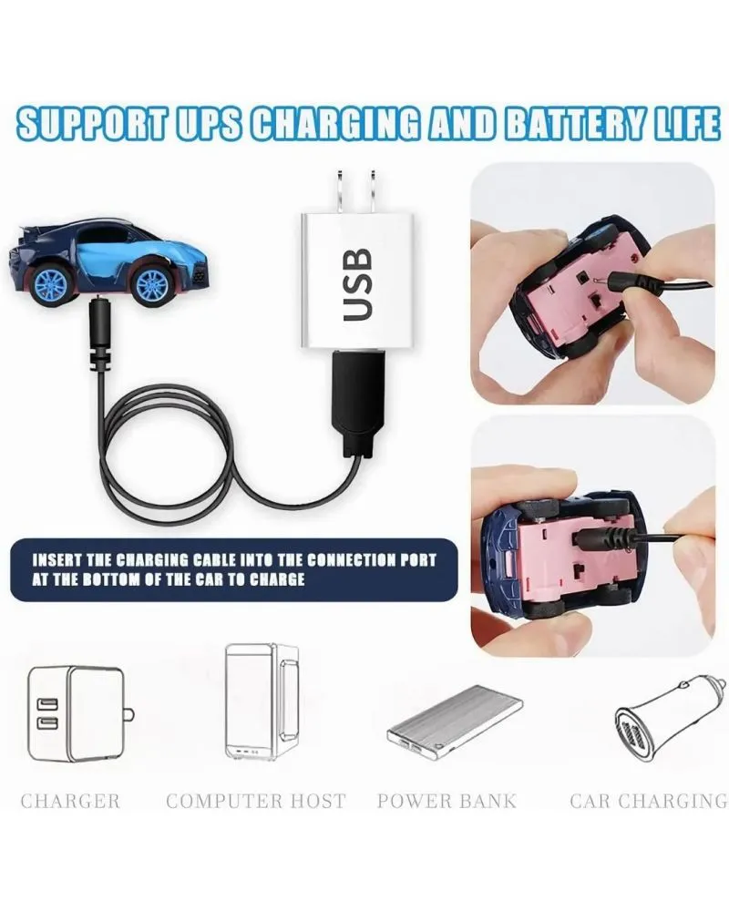 Reloj Con Mini Carro A Control Remoto - Electroshopy - Vista 3