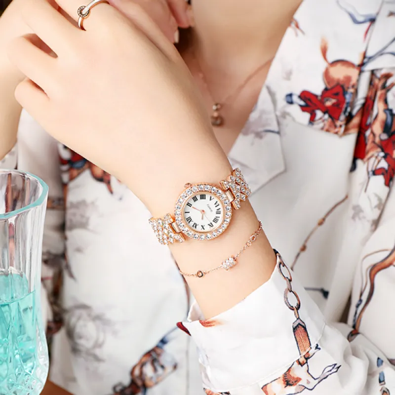 Reloj De Lujo Brazalete Mujer - Electroshopy - Vista 3