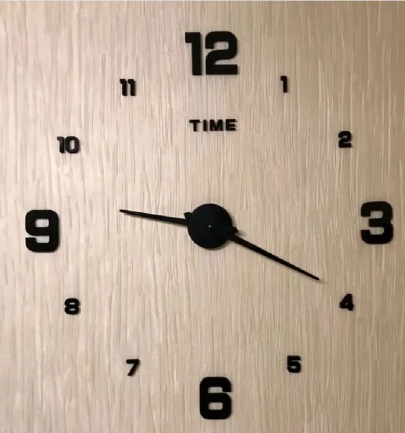 Reloj Grande 100x100cm Color Negro - Electroshopy