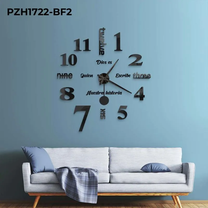 Reloj en color negro