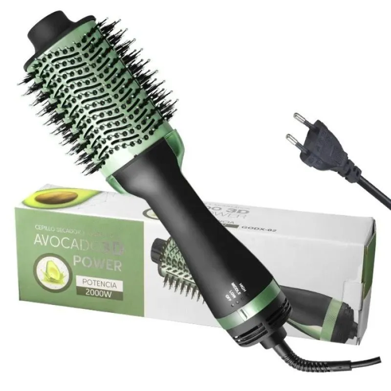 Rizadora Aguacate Y Cepillo Secador - Electroshopy - Vista 2