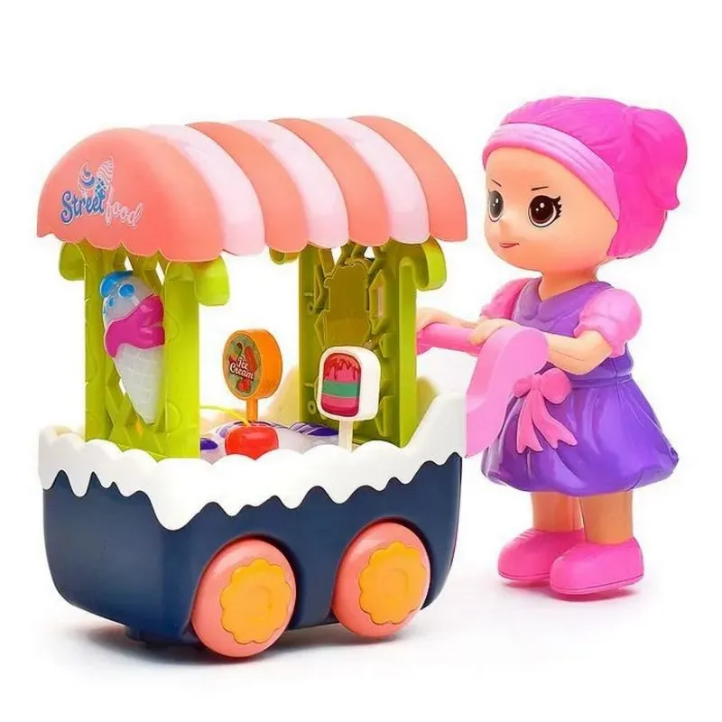 Robot Muneca Carro Heladeria Sonido Danz - Electroshopy