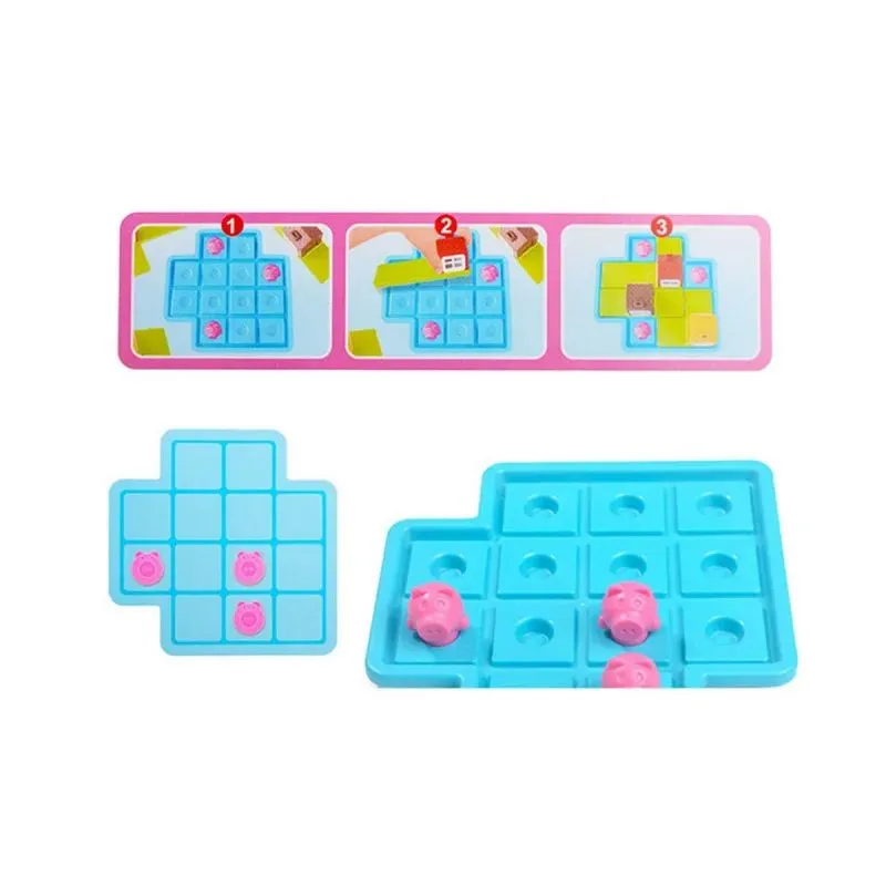 Rompecabezas Puzzle Cerdito Y Lobo Libro - Electroshopy - Vista 3