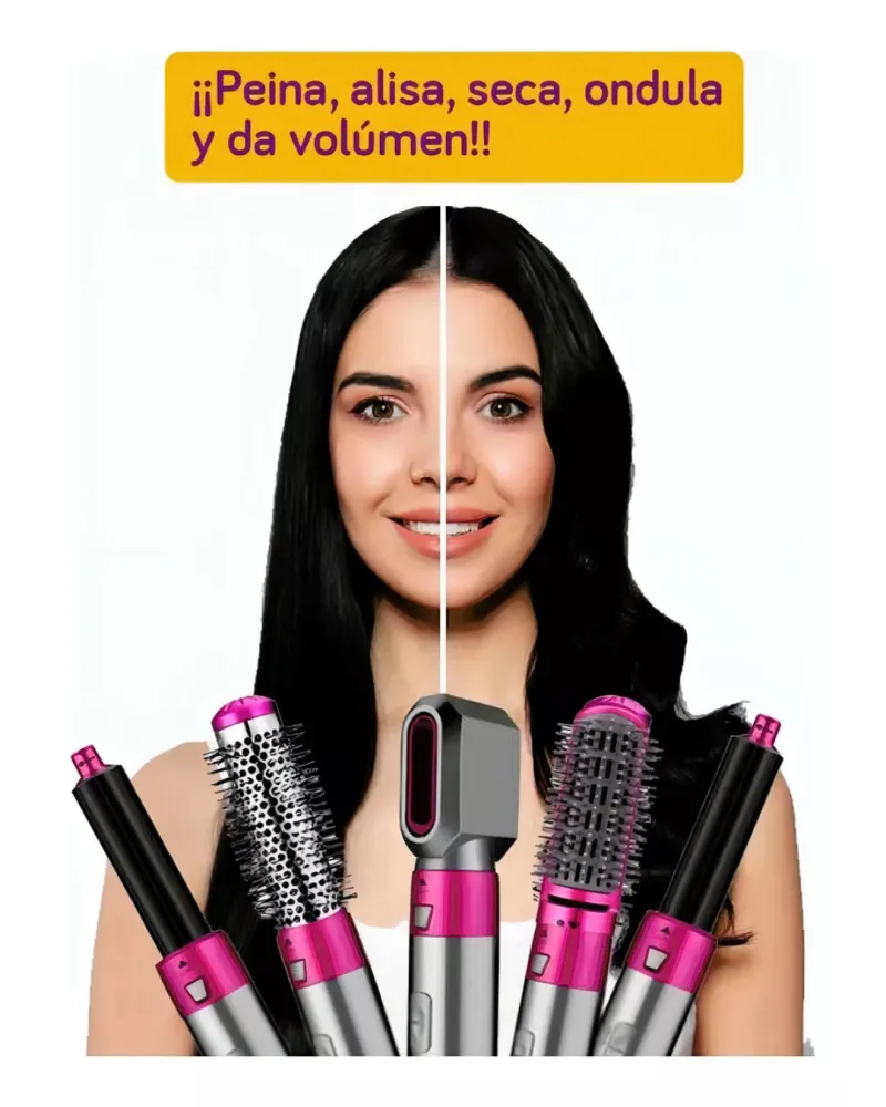 Secador Ondulador Hot Air Styler 5 En 1 - Electroshopy - Vista 2