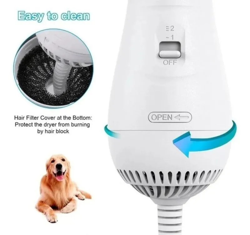 Secador Peine De Pelo Perros Gatos - Electroshopy - Vista 3