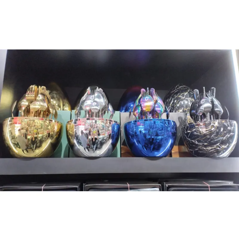 Set Cubiertos 6 Puestos 24 Piezas Huevo - Electroshopy - Vista 3