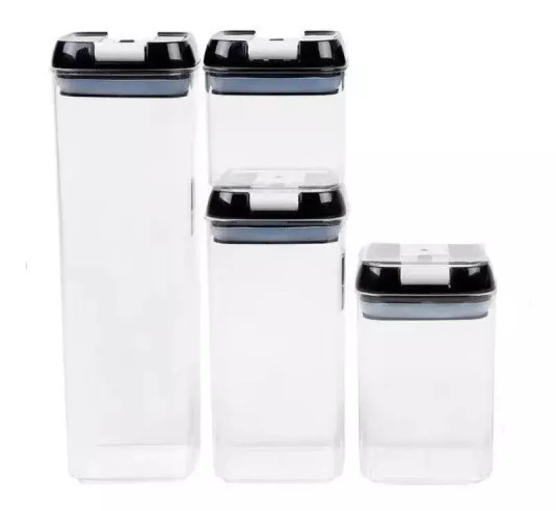 Set De Contenedor De Alimentos X4 Cocina - Electroshopy - Vista 3