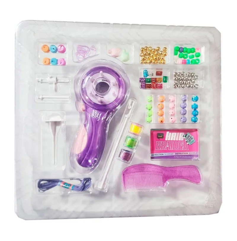 Set Kit Para Hacer Peinados Trenza Cabel - Electroshopy