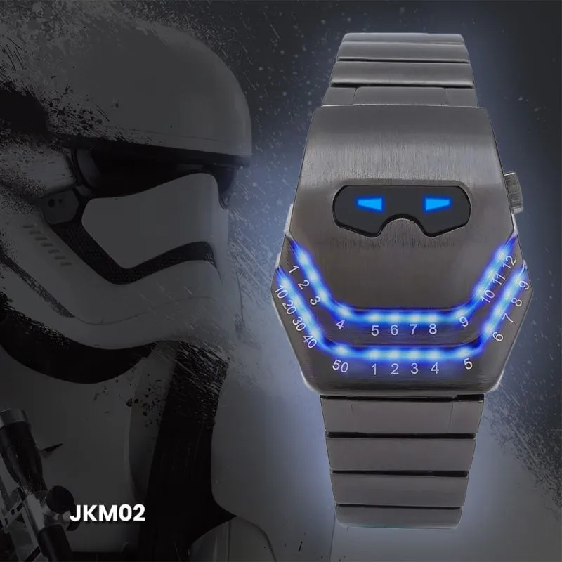 Starwars Reloj Jakcom Led Metal - Electroshopy