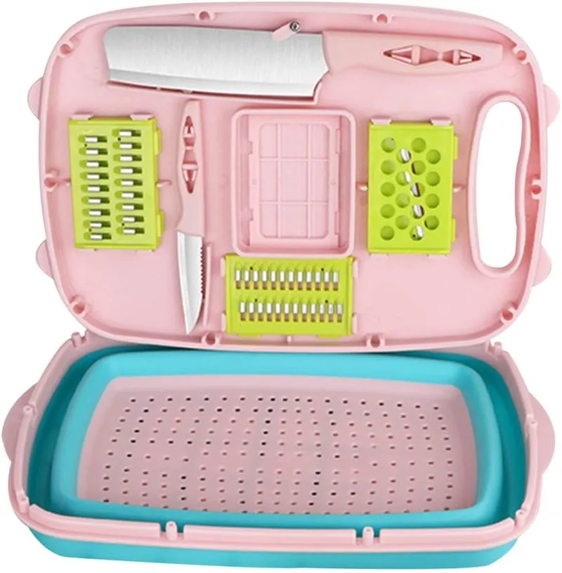 Tabla Cortar Cocina 9 En 1 Multifuncion - Electroshopy - Vista 5