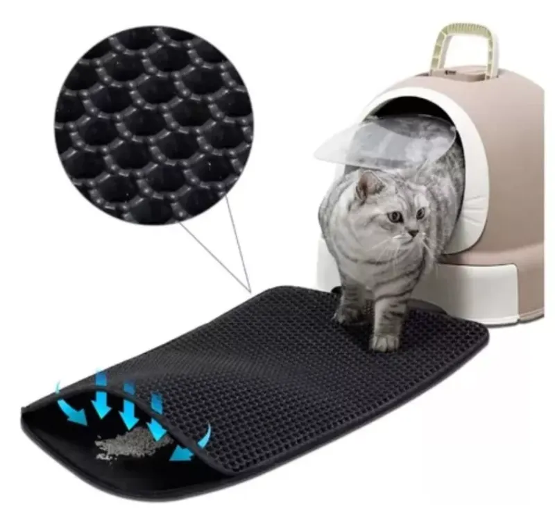 Tapete Para Arenero Gatos Limpia Patas - Electroshopy - Vista 4