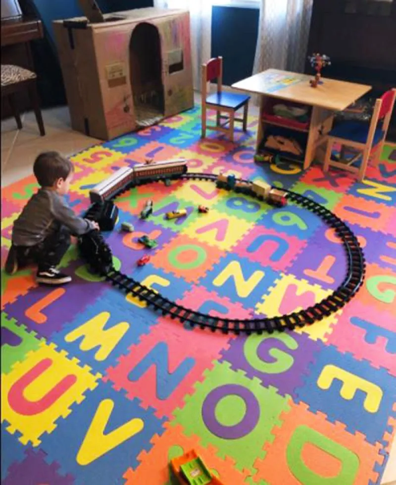 Tapete Rompecabezas Abecedario Didactico - Electroshopy - Vista 3