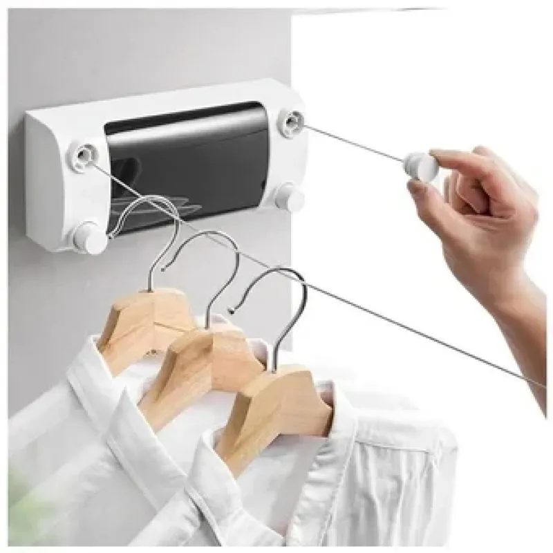 Tendedero Retractil Dos Lineas Ajustable - Electroshopy