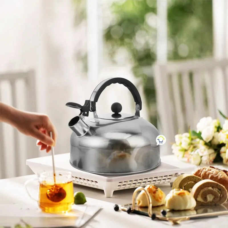 Tetera Silbante Acero Inoxidable Hk - Electroshopy