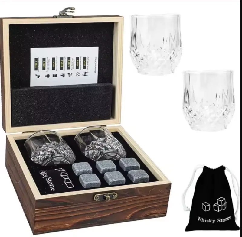 Vasos Piedras Enfriadoras Whisky - Electroshopy