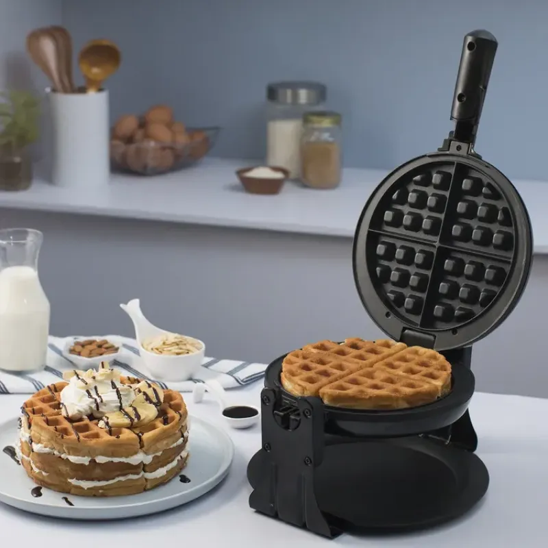 Waflera Blackdecker Wm1000b Giratoria N - Electroshopy - Vista 2